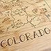Totally Bamboo A Slice of Life Colorado State Serving and Cutting Board, 11