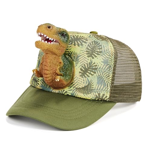 Image of Funny 3D Animal Trucker Hat, Adjustable Mesh Snapback Cap for Men & Women