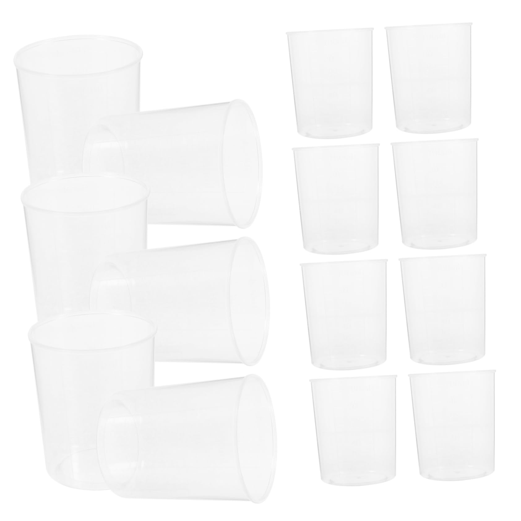 VILLCASE Shot Measuring Cup Scale Accurate Liquid Measurement Lab Beakers Abs Plastic