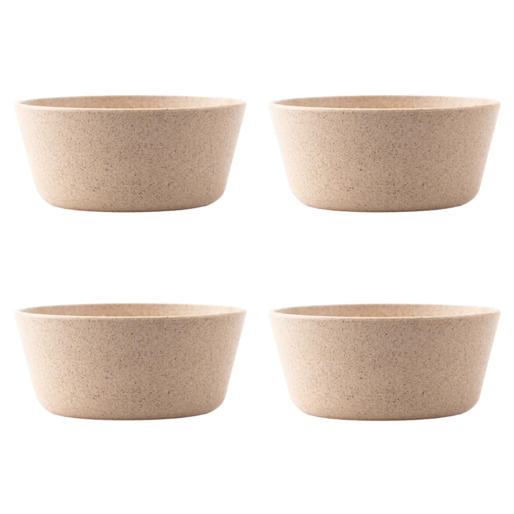 Irida Naturals Rice Husk & Bamboo Fiber Small Curry Bowls | 175 ml Pack of 4 | Eco-friendly, Lightweight & Unbreakable | Microwave Safe Bowl Set | Small Serving Bowl Set for Kids & Adults (Soft Beige) (B0BXKVNVW9) Amazon Price History, Amazon Price Tracker