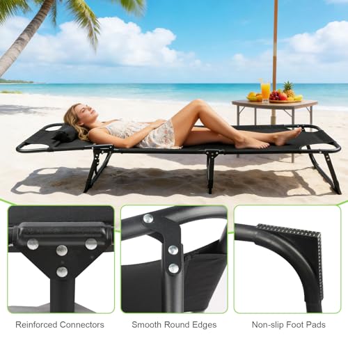 Roixeeds Folding Camping Cot