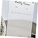 ARTIBETTER Acrylic Weekly Plan Erasable Message Board Dry Erase Memo Board for Office and Home 16x12 Inch Markers for Students and Organizing Tasks