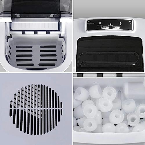 Máquina para hacer cubos de hielo portátil de 15 kg miniatura 4