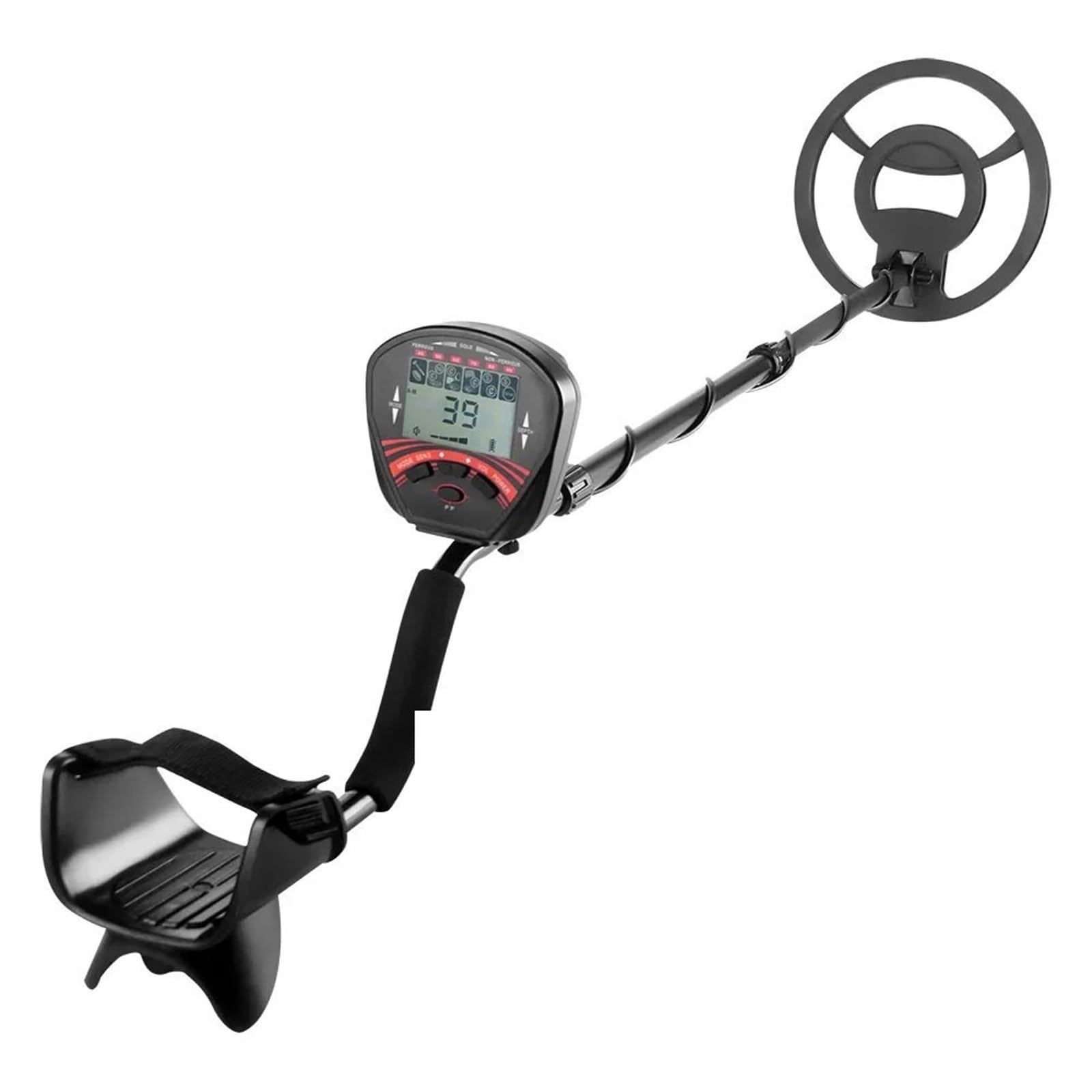 JVDDI Underground Metal Detector Gold Digger Treasure Professional Detecting Equipment 10" Waterproof IP68 Search Coil
