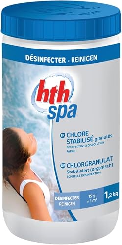 HTH pour SPA. entretien en traitement de l'eau à dissolut Chlore