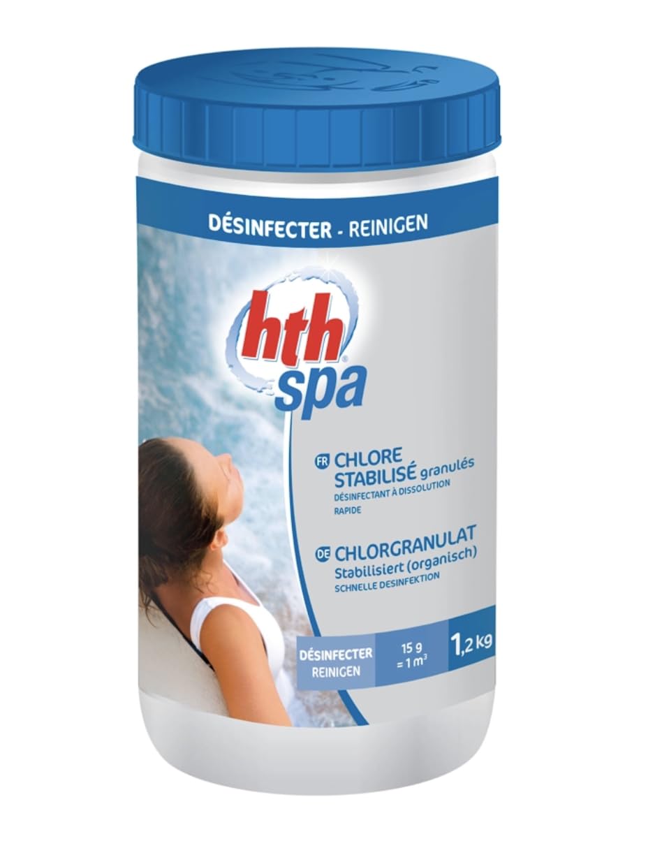 HTH Hot Tub Spa Chlorine Granules  (Formerly Fi-Clor) - 1kg
