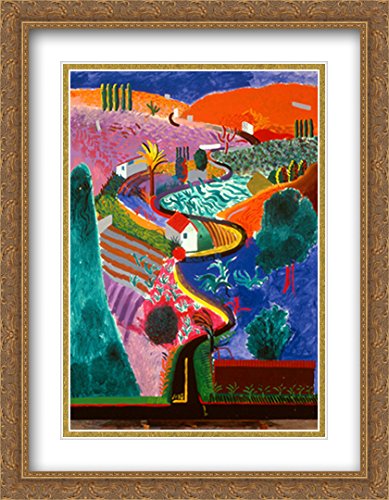 Amazon.com: Nichols Canyon 2x Matted 28x36 Large Gold Ornate