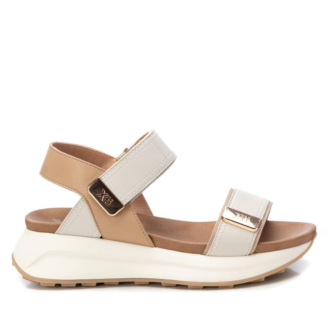 Sandalias Mujer Comodas XTI - Sandalia Mujer Beige - Calzado Cómodo Y Versátil - Moda Casual - Modelo 14410102 (Talla 40 Sandalias Xti Mujer Verano