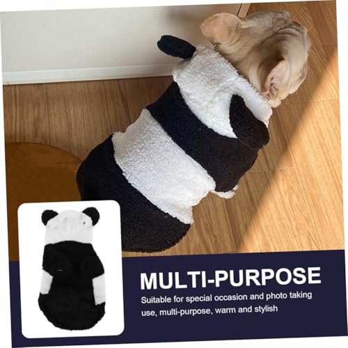 Disfraz Panda para Perro Talla M Ropa Cosplay miniatura 7