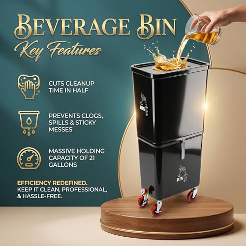 Caneca comercial para bebidas con ruedas y doble compartimento miniatura 3