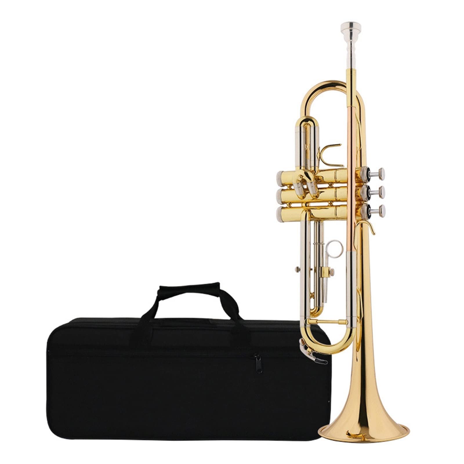 TSTS Bocchino per Tromba Professionale in Si Bemolle Standard per Tromba in Bronzo Fosforoso per La Valutazione Scolastica Tromba Studente