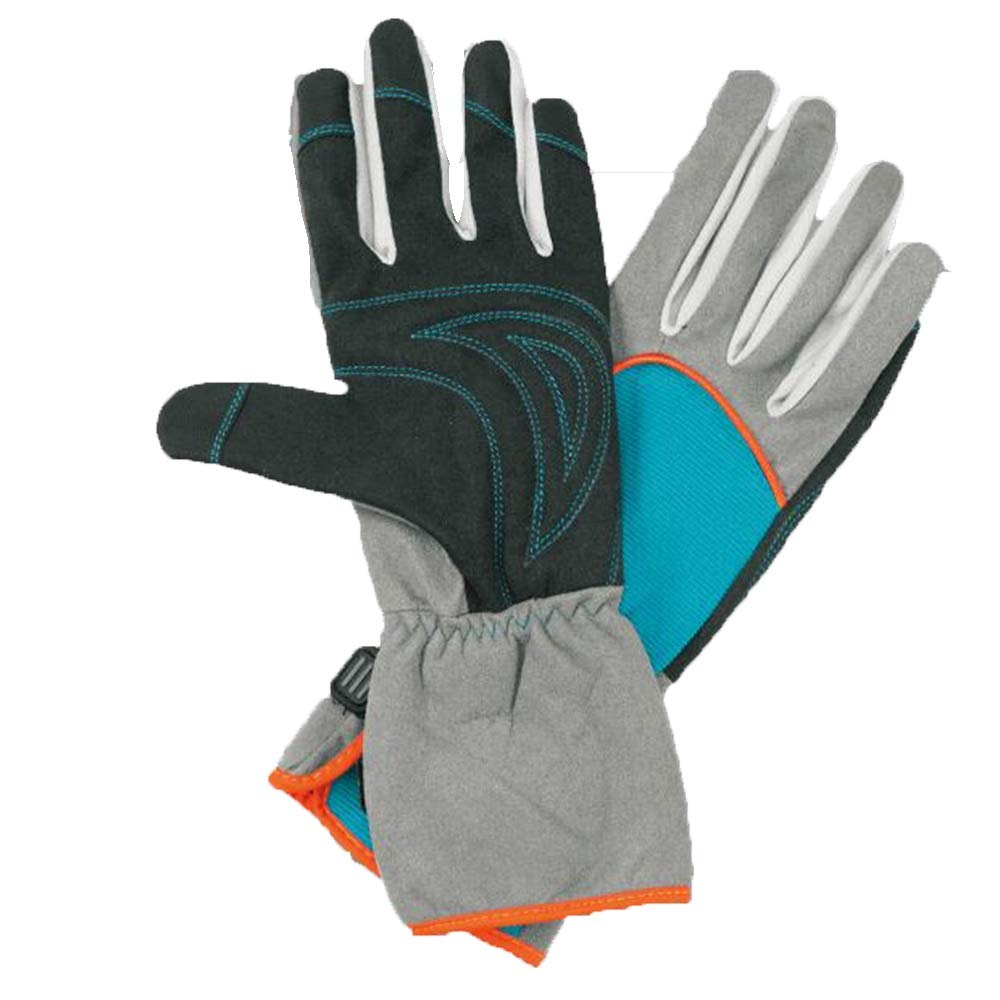 Guanti Da Giardinaggio, Guanti Da Lavoro, Guanti Da Giardino Antiscivolo Da Lavoro Di Sicurezza Guanti Da Potatura Da Giardino Con Cespuglio Di Rose Ispessiti E Antiforatura (Color : Black+Blue+Gray,