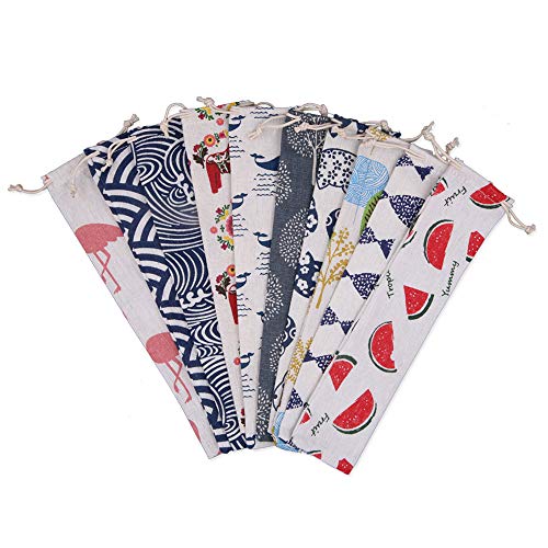 Set de 20 Bolsas Reutilizables para Cubiertos y Pitillos miniatura 2