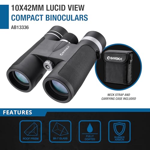 Binoculares compactos Barska Lucid View 10x42 miniatura 2