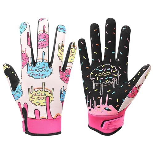 KACCDE Guantes de bicicleta ligeros con pantallas táctiles sensibles, dedos, correa de muñeca regulable, accesorios deportivos al aire libre, guantes para pantallas táctiles