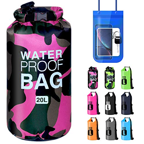 ShyaWorld Bolsa Mochila Impermeable Estanca Seca. litros Diferentes de Capacidad. Funda