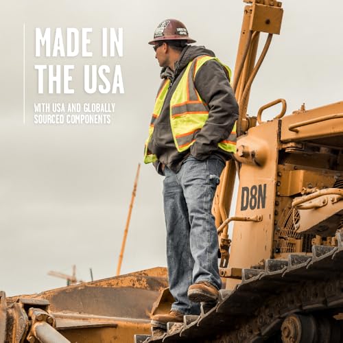 Thorogood 8” Waterproof Work Boots for Men - Insulated & Safety Toe - Genesis Series - Full-Grain Leather with Comfort Insoles & Traction Outsoles3