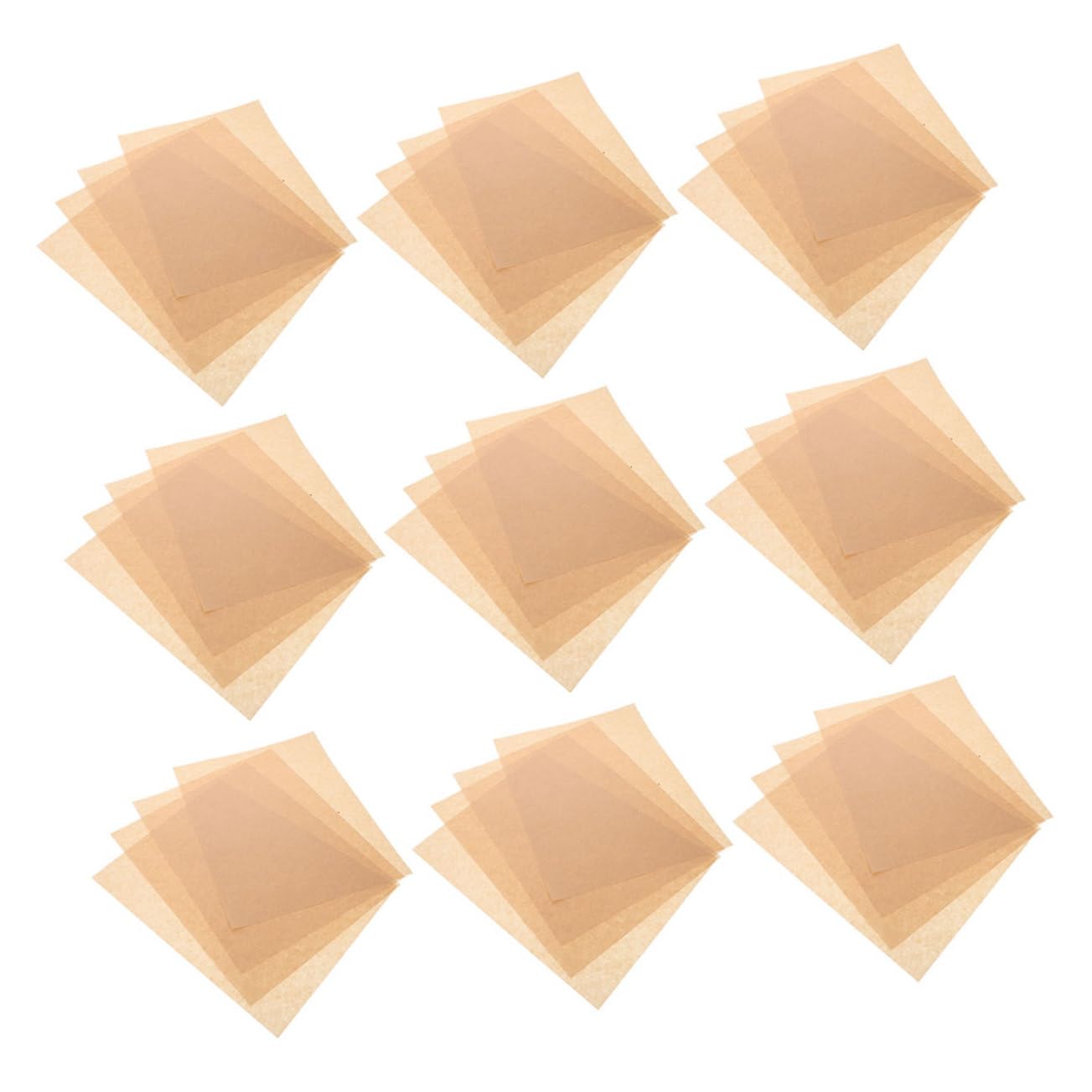 Ciieeo 500pezzi Carta Da Forno Per Alimenti Fogli Di Carta Da Forno Antiaderente Per Fritture Pizza e Snack Assorbente Per Olio Per Barbecue e Lavorazione Dolci