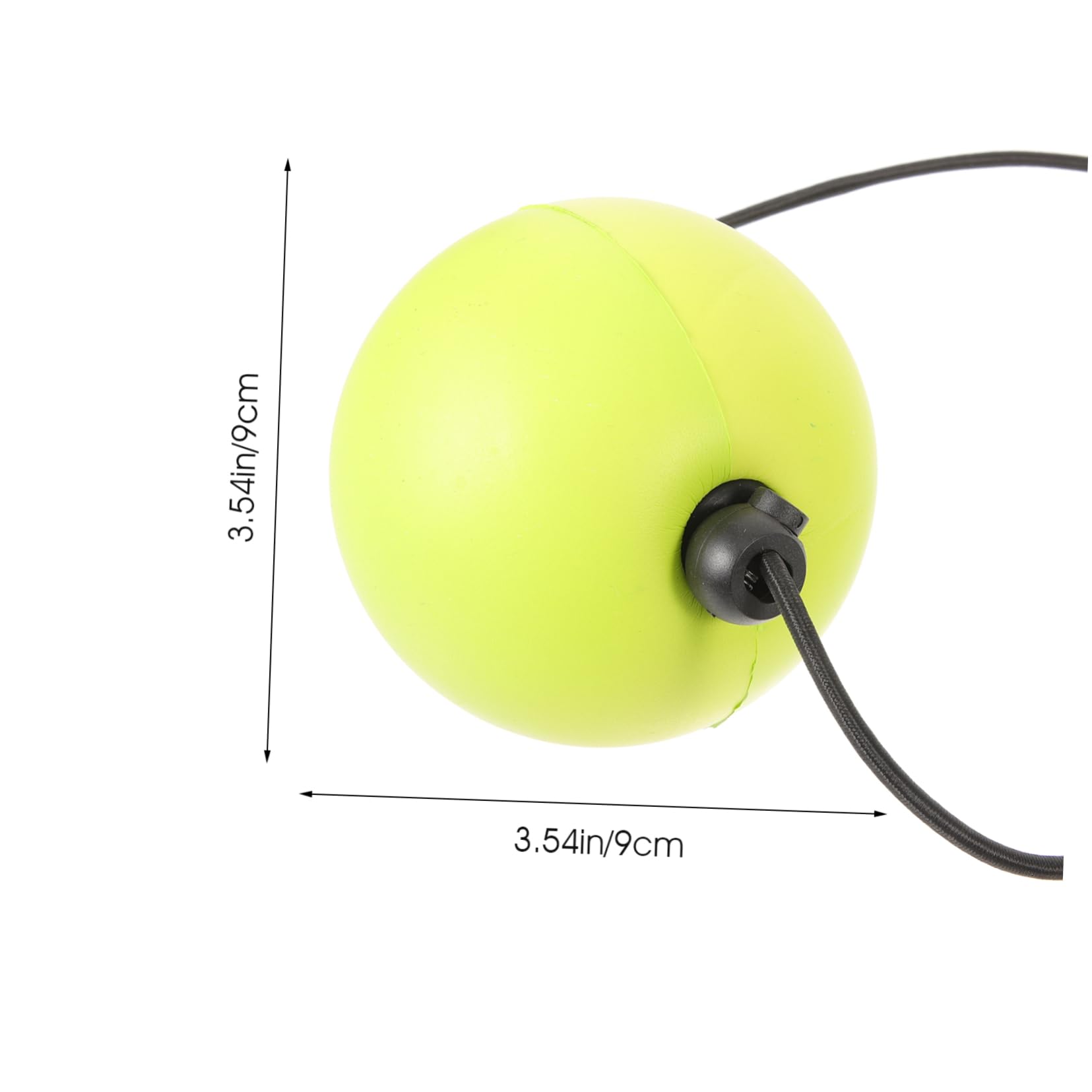 ibasenice Hochleistungs Speedball Trainingsball Pu Schaum mit Saugnapf Seilverstellung Boxball für Boxtraining Fitness und Schlaggeschwindigkeit