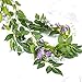 Wisteria Garland Artificial Flowers Wisteria Vine - 5Pcs Total 33ft Purple Fake Hanging Flower