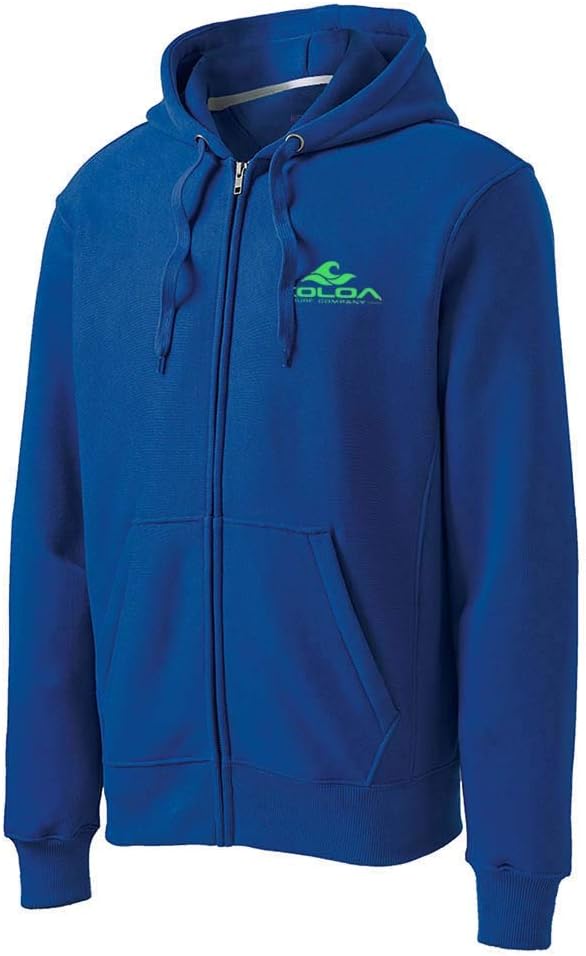 Koloa Surf Mens Classic Wave Logo Super Heavyweight Full-Zip Hoodie Sizes XS-4XL