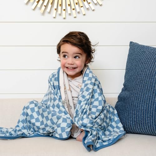 Image of Copper Pearl Jumbo 3-Layer Baby Blanket: Soft Baby Quilts for Boys and Girls | Breathable, Cozy, Toddler Blanket | Baby Quilt for Newborns | 46x46 Premium Polyester /Rayon | Ryder