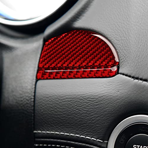 Image of Car Dashboard Panel Decals for 2011-2023 Chrysler 300 / 300C / 300S / Limited /Touring /Base Accessories Carbon Fiber Interior Stickers