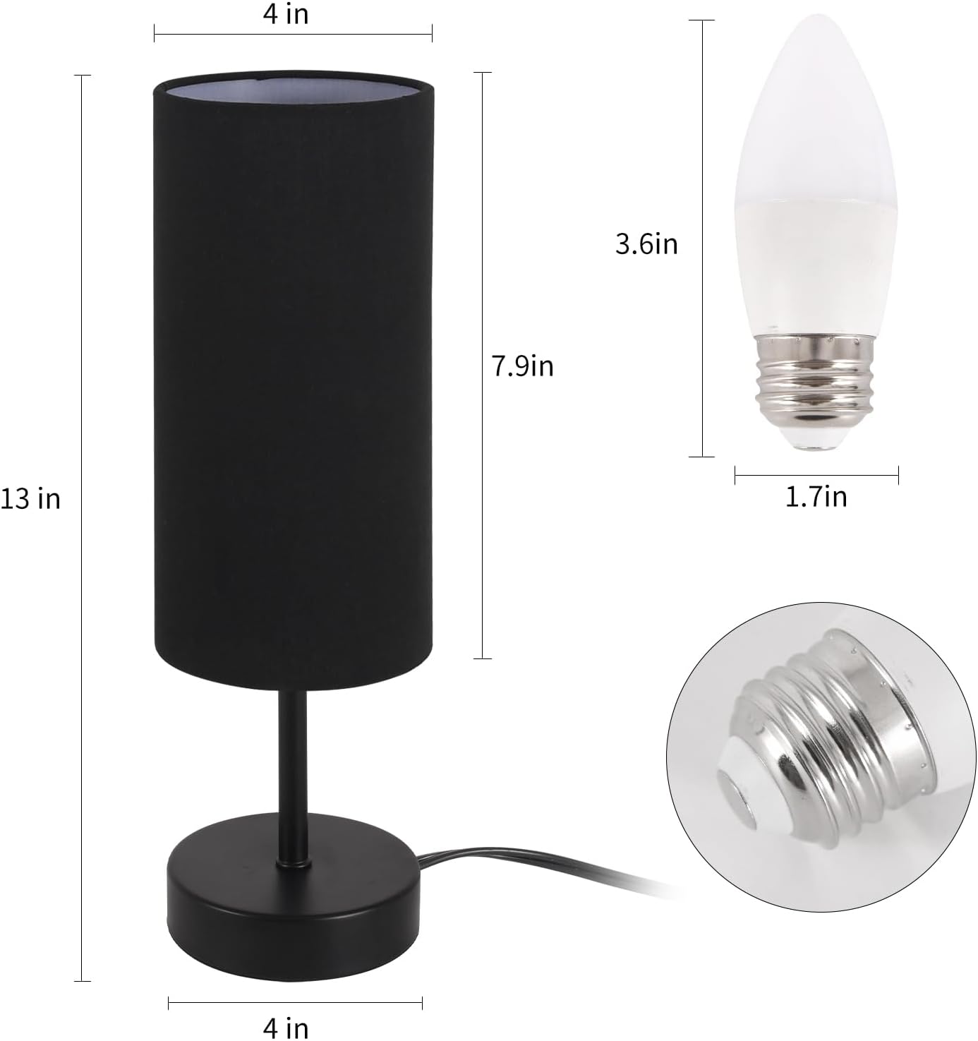 Illuminate Your Space: 2 Pack Minimalist Bedside Lamps Review