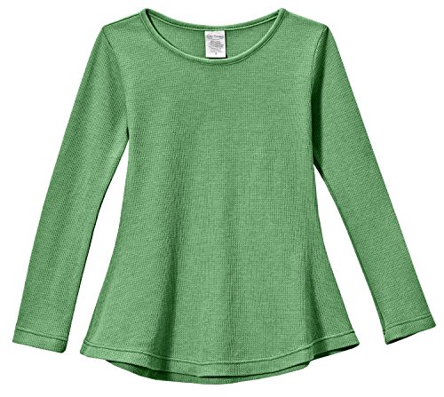 Image of City Threads Girls Long Sleeve Shirts Thermal Tunic Tops, Cotton Blend Shirt for Girls