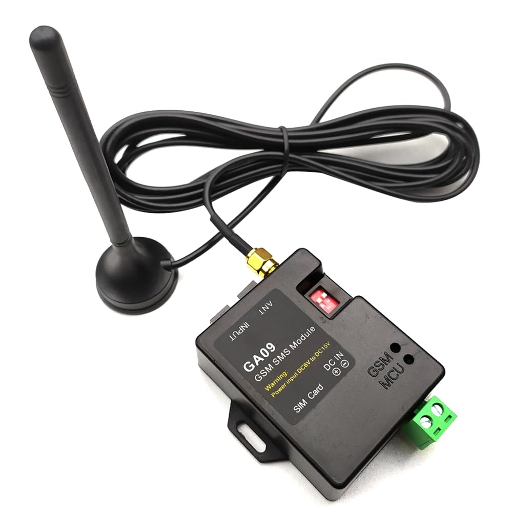 Littimoon Security Alarm with Intelligent Design and Wireless SMS Alarm Call DC6V-DC15V Long Range Alarm