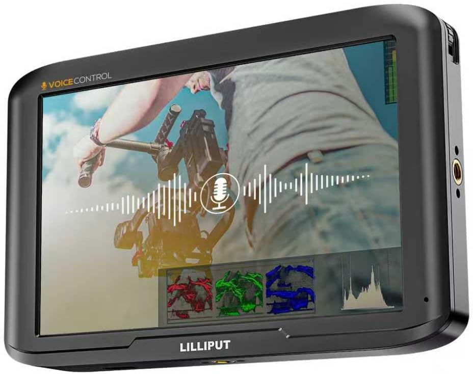 LILLIPUT V7,FHD 7 Inch 4K HDMI Voice Control Cameras Monitor