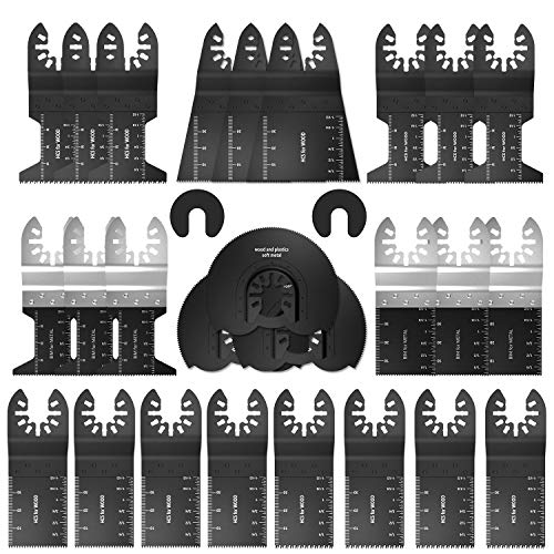 Best Cyber Deals 🔥 28Pack Oscillating Saw Blades, Wood and Bi Metal Cutting Quick Release Premium Multitool Blades Kit fit Worx Rockwell Wen Milwaukee Makita Ryobi Bosch Fein Porter Genesis Best Cyber Monday 🔥 28Pack Oscillating Saw Blades, Wood and Bi Metal Cutting Quick Release Premium Multitool Blades Kit fit Worx Rockwell Wen Milwaukee Makita Ryobi Bosch Fein Porter Genesis