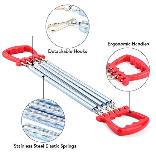 Expansor, Andoer Chilren Spring Chest Developer Expander Kids Tension Puller Fitness Muscles Exercíc