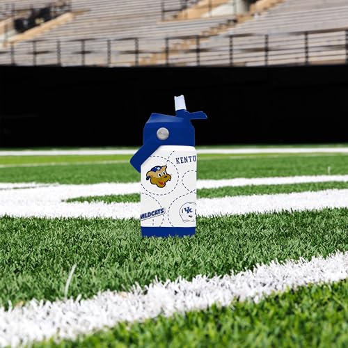Image of Logo Brands NCAA Mascot Stainless-Steel Kids Bottle -Soft Silicone Mouthpiece, Easy To Carry, Kid-Friendly Design- Great For School & On-The-Go