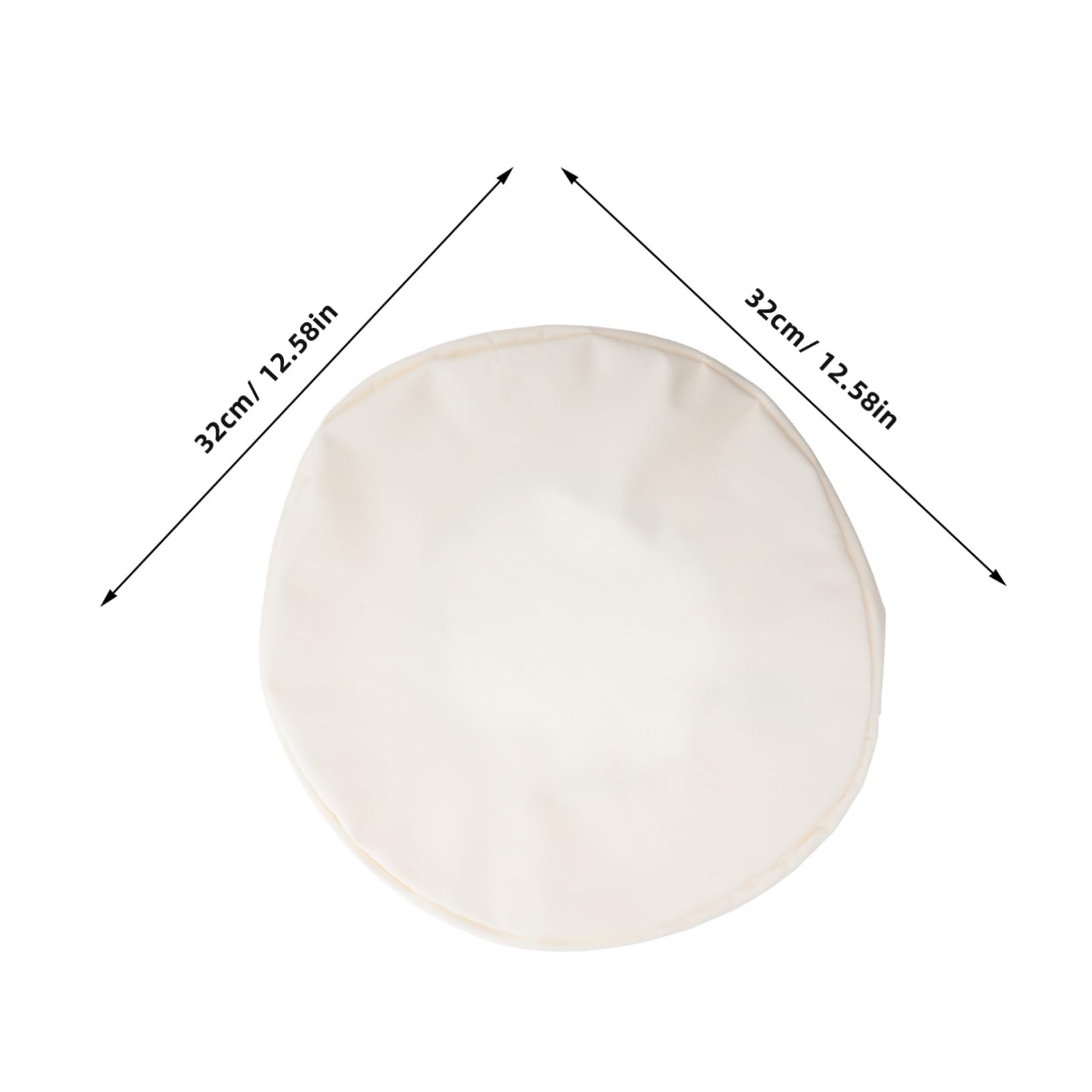 2pcs Round Stool Slipcovers - Elastic Bar Stool Covers Circle Chair Covers Chair Seat Cushion Slipcovers for Market Hotel