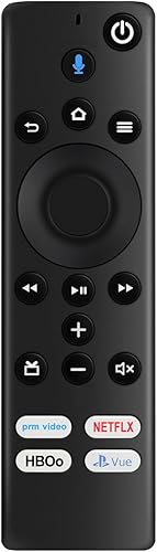 PERFASCIN Control remoto de voz de repuesto NS-RCFNA-19 apto para Insignia TV NS-24DF311SE21 NS-32DF310NA19 NS-39DF510NA19 NS-43DF710NA19