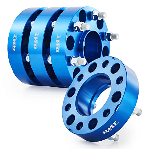 Orion Motor Tech 6x135 Wheel Spacers Compatible with F150 Expedition Navigator Lobo 2015-2022, 1.5” Blue Wheel Spacers with M14x1.5 Studs, 87.1mm Bore Wheel Spacer Kit, 4pcs