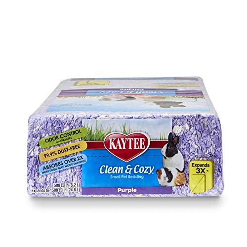 Image of Kaytee Clean & Cozy Purple Bedding, 500-Cubic-Inch