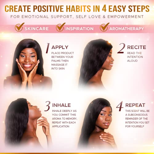 Positive Intent Beauty Spirit Body Scrub, Pink Orchid, Sandalwood, With Plant Botanicals And Vitamins, Exfoliating Scrub, Deep Cleansing, Scars, Stretch Marks, All Skin Types, Aromatherapy, 8Oz #TOP2