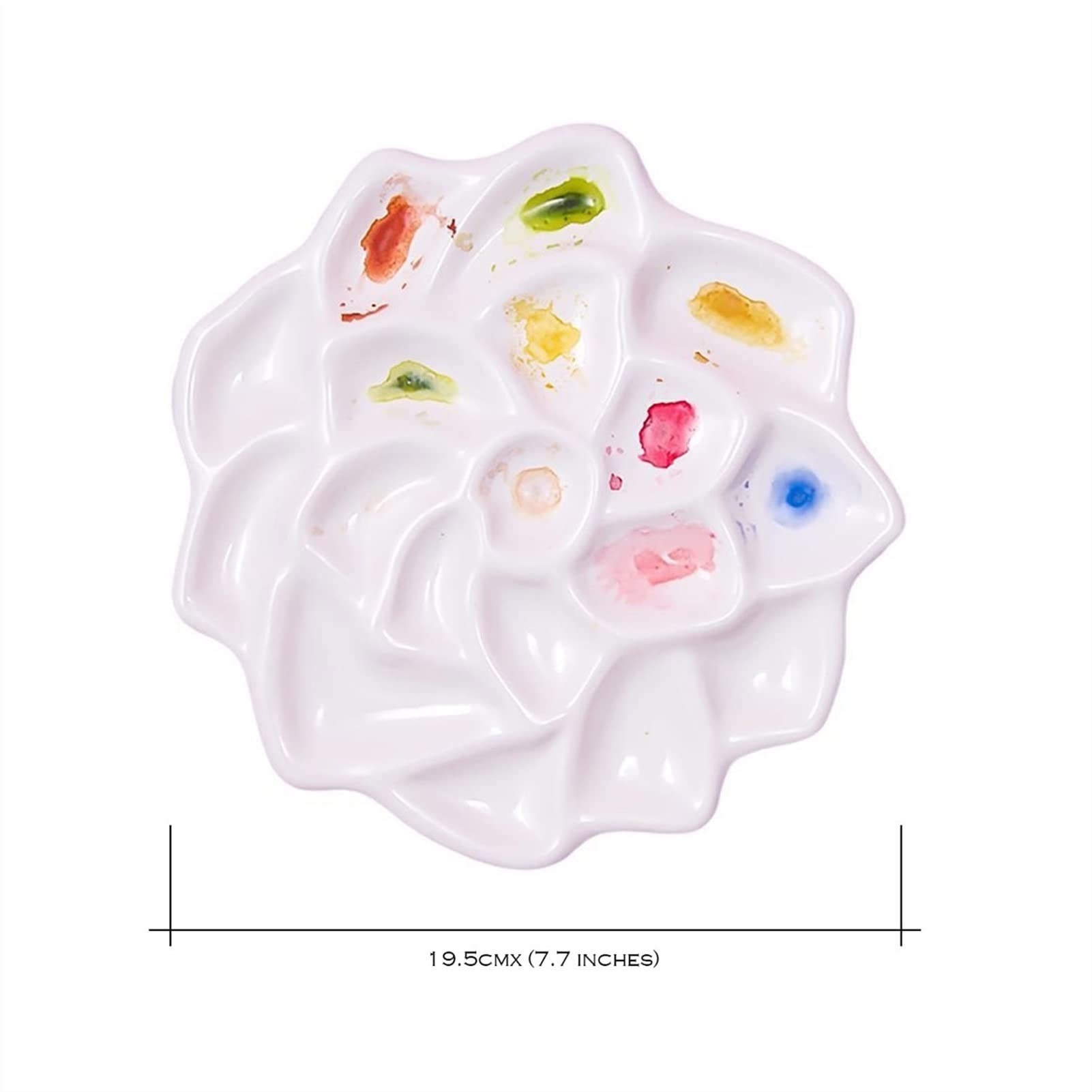Paleta Artysty Porcelany, Mieszana Paleta Akwareli Typu Różanego, Odpowiednia Do Akwareli, Gwaszu, Malarstwa Olejnego Itp.