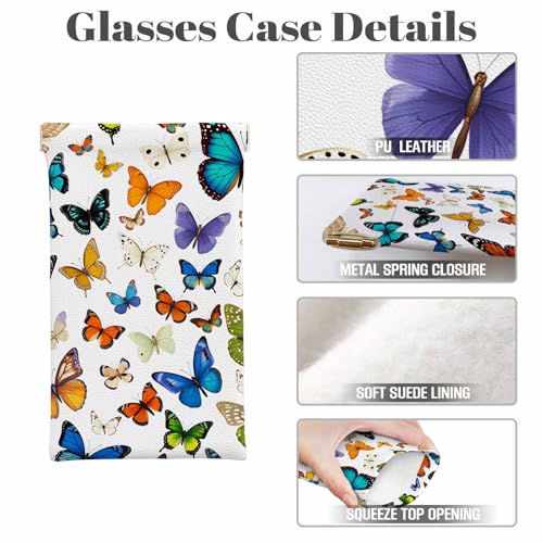 Image of Ocean Beach Glasses Case, Sunglasses Organizer Eyeglasses Case Glasses Cases Pouch For Men Women