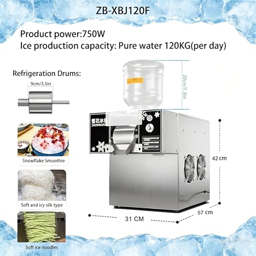 Machine à glace pilée coréenne pour bingsu et café