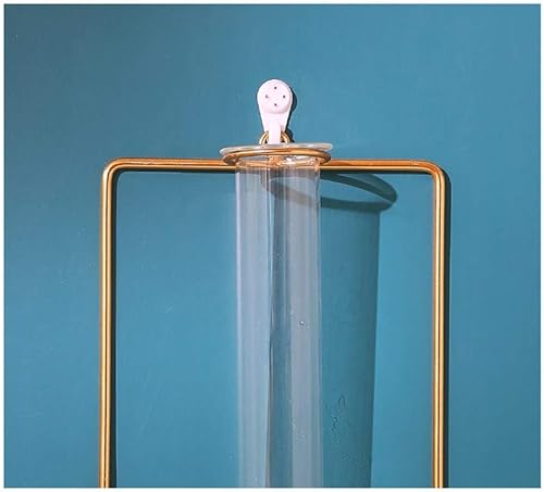 Miniatura 3 de Jarrón nórdico de pared, jarrón hidropónico geométrico dorado, maceta hidropónica para colgar en la pared, jarrón decorativo para centros de mesa,