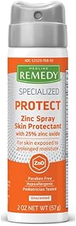 Medline Remedy Specialized Zinc Spray Skin Protectant, 2 OZ, 25% Zinc Ox...