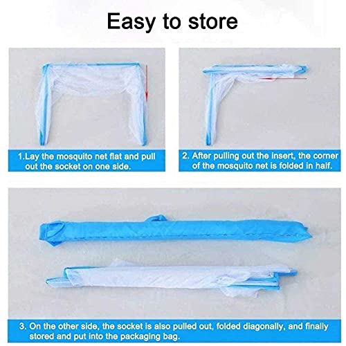 ZPPZ Zanzariera ad Arco per Lettino, Tenda di