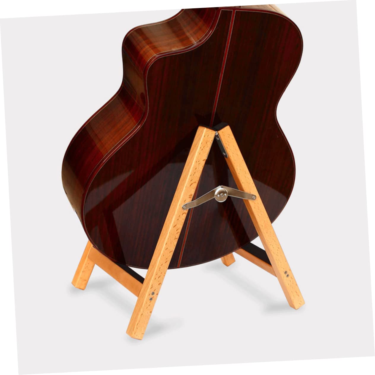 Milisten Holzgitarrenständer Für Gitarren Faltbarer Gitarrenständer Gitarrenhalterung Aus Holz Tragbarer Gitarrenständer Gitarrenpräsentationsständer Für Konzertgitarren