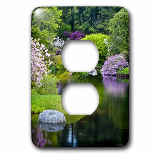 2 prises de courant 3dRose Maine Asticou Azalea Gardens Us20 - 2