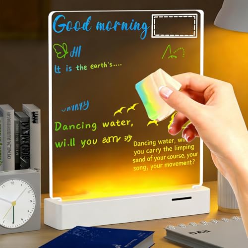 Fournitures de dessin 1200 mAh avec tableau à message acrylique LED - 3