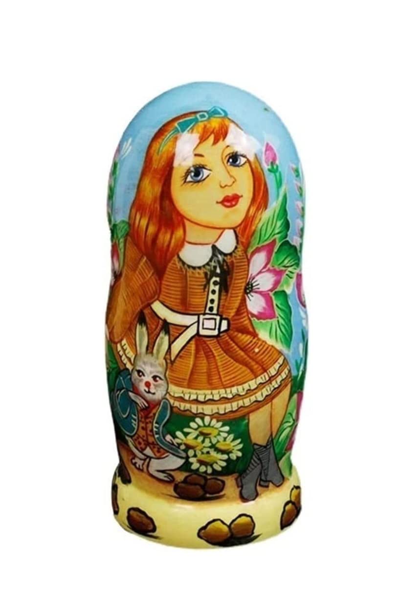 Matrioszka 7 Drewnianych Lalek Świątecznych Do Układania W Stosy, Matrioskas Babushka Russian Nesting Dolls Zabawki Układania