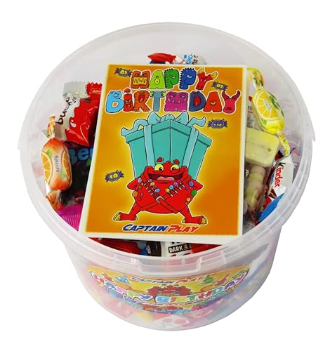 Süßigkeiten – Mix Party Box 200-teilig, für Kindergeburtstag mit 6 Kinder, 1er Pack (1 x 1 kg)